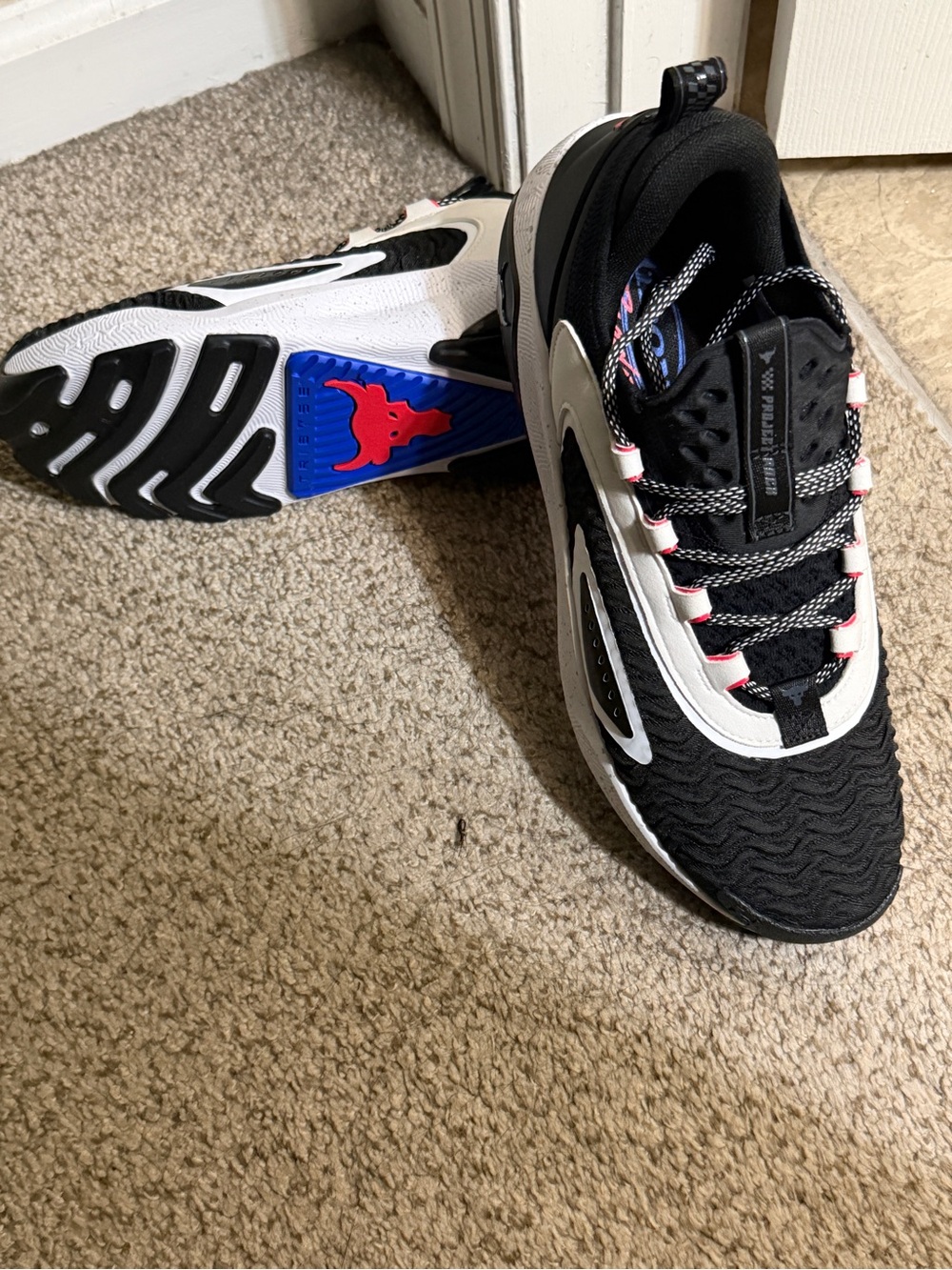 Project Rock 7 Black and White Sneakers